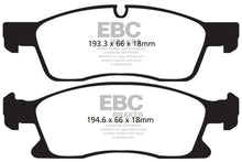 Cargar imagen en el visor de la galería, EBC 11+ Dodge Durango 3.6 Yellowstuff Front Brake Pads