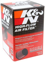Cargar imagen en el visor de la galería, K&amp;N Filter Universal Rubber Filter 3  Flange 4 1/2 Base inch 3 1/2 inch Top 5 3/4 inch Height