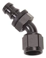 Cargar imagen en el visor de la galería, Russell Performance -10 AN Twist-Lok 45 Degree Hose End (Black)