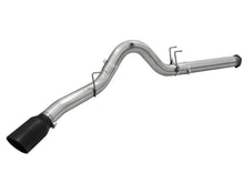 Cargar imagen en el visor de la galería, aFe MACHForce XP Exhaust 5in DPF-Back Stainless Steel Exht 2015 Ford Turbo Diesel V8 6.7L Black Tip