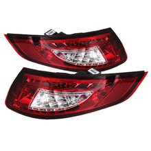 Cargar imagen en el visor de la galería, Spyder Porsche 997 05-08 LED Tail Lights Red Clear ALT-YD-P99705-LED-RC