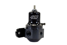 Cargar imagen en el visor de la galería, AEM High Capacity Universal Black Adjustable Fuel Pressure Regulator