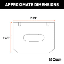 Cargar imagen en el visor de la galería, Curt Connector Mounting Bracket for 4-Way Flat