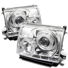 Cargar imagen en el visor de la galería, Spyder Toyota Tacoma 97-00 Projector Headlights LED Halo LED Chrome High H1 Low H1 PRO-YD-TT97-HL-C