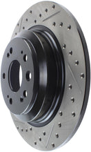 Cargar imagen en el visor de la galería, StopTech Slotted &amp; Drilled Sport Brake Rotor