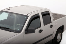 Cargar imagen en el visor de la galería, AVS 04-12 Chevy Colorado Crew Cab Ventvisor In-Channel Front &amp; Rear Window Deflectors 4pc - Smoke