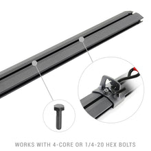 Cargar imagen en el visor de la galería, Go Rhino Universal XRS 49 3/4 Cross Rail Accessory Set - Tex. Black
