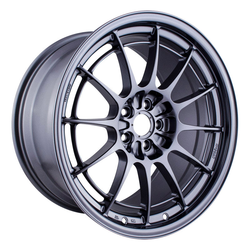 Enkei NT03+M 18x9.5 5x100 40mm Offset Gunmetal Wheel (MIN ORDER QTY 40)