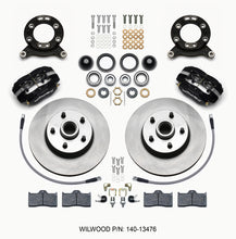 Cargar imagen en el visor de la galería, Wilwood Forged Dynalite-M Front Kit 11.30in 1 PC Rotor&amp;Hub 1965-1969 Mustang Disc &amp; Drum Spindle