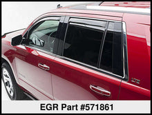 Cargar imagen en el visor de la galería, EGR 15+ Chevy Tahoe/GMC Yukon In-Channel Window Visors - Set of 4 (571861)