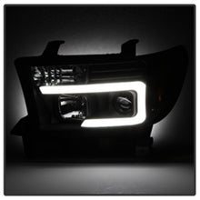 Cargar imagen en el visor de la galería, Spyder 08-13 Toyota Sequoia Projector Headlights - Light Bar DRL - Black PRO-YD-TTU07V2-LB-BK