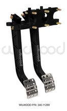 Cargar imagen en el visor de la galería, Wilwood Adjustable Dual Pedal - Brake / Clutch - Rev. Swing Mount - 6.25:1