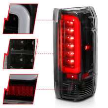 Cargar imagen en el visor de la galería, ANZO 1987-1996 Ford F-150 LED Taillights Black Housing Clear Lens (Pair)