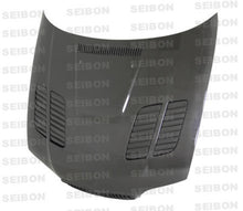 Cargar imagen en el visor de la galería, Seibon 02-05 BMW E46 2dr GTR-Style Carbon Fiber Hood