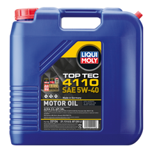 Cargar imagen en el visor de la galería, LIQUI MOLY 20L Top Tec 4110 Motor Oil SAE 5W40