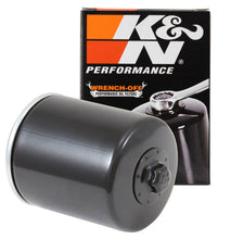 Cargar imagen en el visor de la galería, K&amp;N Harley-Davidson / Buell 3in OD x 4.063in H Black Oil Filter