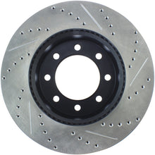 Cargar imagen en el visor de la galería, StopTech Slotted &amp; Drilled Sport Brake Rotor