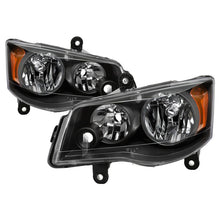 Cargar imagen en el visor de la galería, xTune 11-17 Dodge Grand Caravan OEM Style Headlights - Black (HD-JH-CHRTC08-AM-BK)