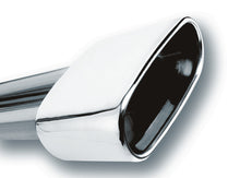 Cargar imagen en el visor de la galería, Borla 2.5in Inlet 6.69in x 3in Rectangular Rolled Angle Cut Single Inlet x 5.63in Long Exhaust Tip