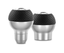 Cargar imagen en el visor de la galería, Momo Race Shift Knob - Aluminum, Black Airleather Insert