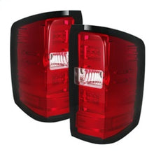 Cargar imagen en el visor de la galería, Spyder Chevy 1500 14-16 Light Bar LED Tail Lights Red Clear ALT-YD-CS14-LBLED-RC