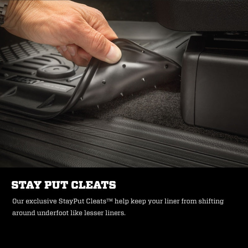 Husky Liners 2017 Chrysler Pacifica (Stow and Go) Weatherbeater 2nd Row Black Floor Liners