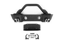 Cargar imagen en el visor de la galería, DV8 Offroad 07-18 Jeep Wrangler JK/JL FS-13 Steel Stubby Front Bumper w/ Fog Lights