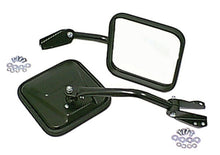 Cargar imagen en el visor de la galería, Omix Side Mirror Kit Black- 55-86 Jeep CJ Models