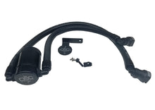 Cargar imagen en el visor de la galería, J&amp;L 11-17 Ford F-150 5.0L / 11-14 Ford F-150 6.2L Driver Side Oil Separator 3.0- Black Anodized