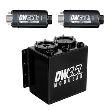 Cargar imagen en el visor de la galería, DeatschWerks 3.5L Modular Surge Tank (Incl. 2 DW350iL In-Line Fuel Pump)