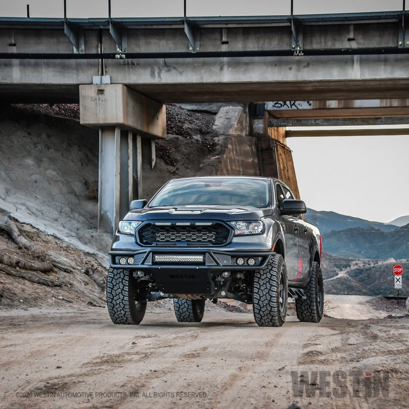 Westin 19-20 Ford Ranger Outlaw Front Bumper - Textured Black