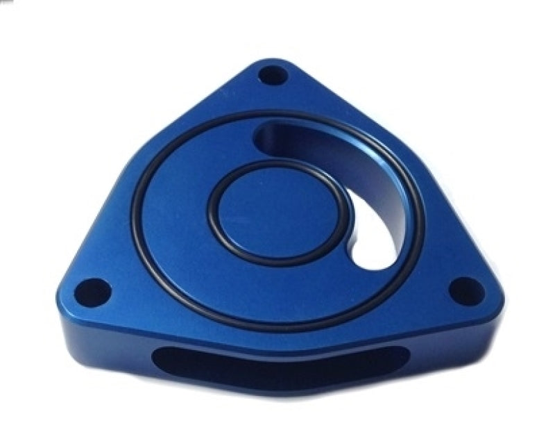 Torque Solution Blow Off BOV Sound Plate (Blue) 16+ Honda Civic 1.5T