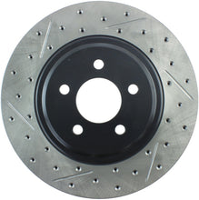 Cargar imagen en el visor de la galería, StopTech 94-04 Ford Mustang SVT Cobra Slotted &amp; Drilled Sport Front Right Brake Rotor