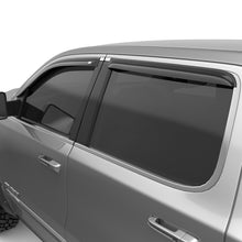 Cargar imagen en el visor de la galería, EGR 2019 Dodge Ram 1500 Crew Cab Tape-On Window Visors Set of 4 - Dark Smoke