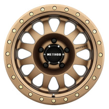 Cargar imagen en el visor de la galería, Method MR304 Double Standard 15x8 -24mm Offset 5x4.5 83mm CB Method Bronze Wheel