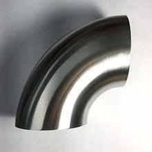 Cargar imagen en el visor de la galería, Stainless Bros 3in Diameter 1D / 3in CLR 90 Degree Bend No Leg Mandrel Bend