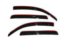 Cargar imagen en el visor de la galería, AVS 05-15 Toyota Tacoma Double Cab Ventvisor In-Channel Front &amp; Rear Window Deflectors 4pc - Smoke