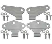 Cargar imagen en el visor de la galería, Kentrol 07-18 Jeep Wrangler JK Body Door Hinge Set 4 Pieces 2 Door Bare Grey