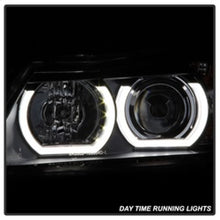 Cargar imagen en el visor de la galería, Spyder BMW E90 3-Series 06-08 4DR V2 Headlights - HID Only - Black PRO-YD-BMWE9005V2-HID-DRL-BK