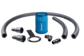 Volant 18-25 Jeep Wrangler/Gladiator JLU/JL/JT 3oz Aluminum Oil Catch Can w/Mounting Bracket - Blue