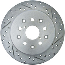 Cargar imagen en el visor de la galería, StopTech 01-05 Lexus IS300 / 02-10 Lexus SC430 Sport Slotted &amp; Drilled Rear Left Brake Rotor