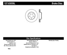 Cargar imagen en el visor de la galería, StopTech 05-13 Chrysler300/300C / 09-12 Dodge Challenger Front Left Drilled &amp; Slotted Rotor