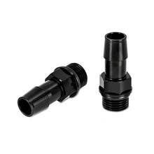 Cargar imagen en el visor de la galería, Mishimoto 16X1.5 TO 1/2in. Hose Barb Aluminum Fittings (Pack of 2)