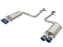 Cargar imagen en el visor de la galería, aFe Takeda 16-17 Lexus RC 200T 2.0L (t) 2in. SS Axle-Back Exhaust System w/Polished Blue Tips