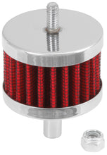 Cargar imagen en el visor de la galería, K&amp;N Steel Base Crankcase Vent Filter 3/8in OD Tube  2in OD 1-1/2in Height