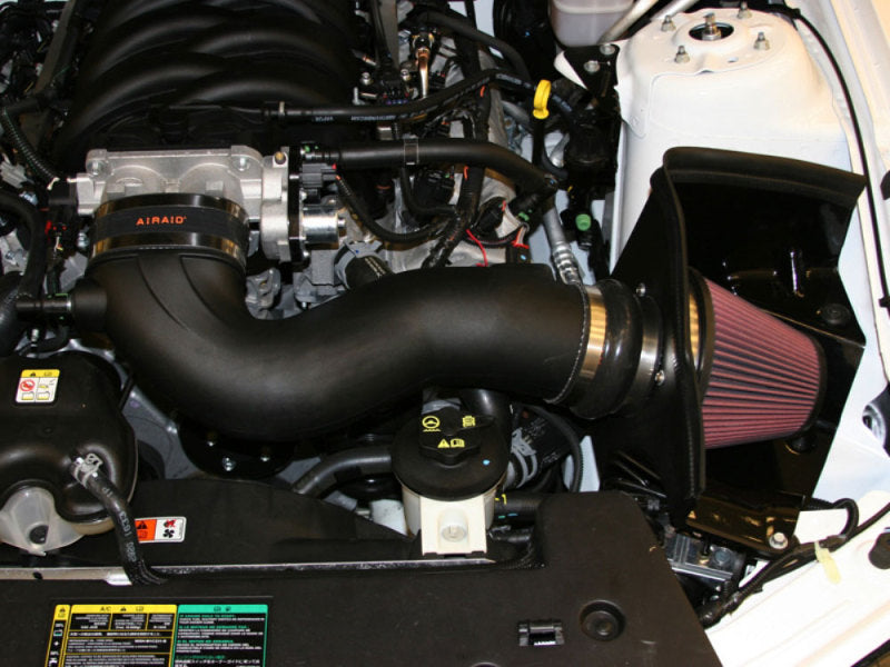 Airaid 05-09 Ford Mustang 4.6L Race Only (No MVT) MXP Intake System w/ Tube (Oiled / Red Media)