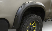 Cargar imagen en el visor de la galería, Lund 19-22 GM Silverado RX-Rive Textured Elite Series Fender Flares w/Black Bolts - Black 2pc Rear