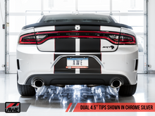 Cargar imagen en el visor de la galería, AWE Tuning 2015+ Dodge Charger 6.4L/6.2L Non-Resonated Touring Edition Exhaust - Diamond Blk Tips