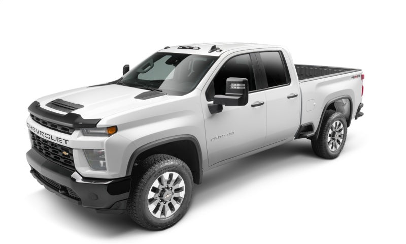 AVS 20-22 Chevrolet Silverado 2500 HD Aeroskin Low Profile Hood Shield - Matte Black