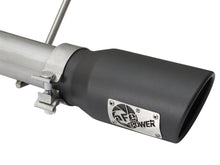 Cargar imagen en el visor de la galería, aFe Rebel Series CB 2.5in Dual Center Exit SS Exhaust w/ Black Tips 07-15 Jeep Wrangler 3.6L/3.8L V6